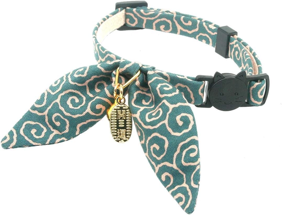 Bunny Ears Breakaway Cat Collar with Bell