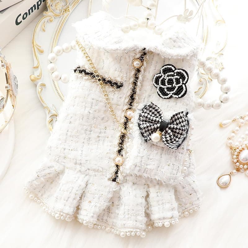 Dog Princess Tweed Dress