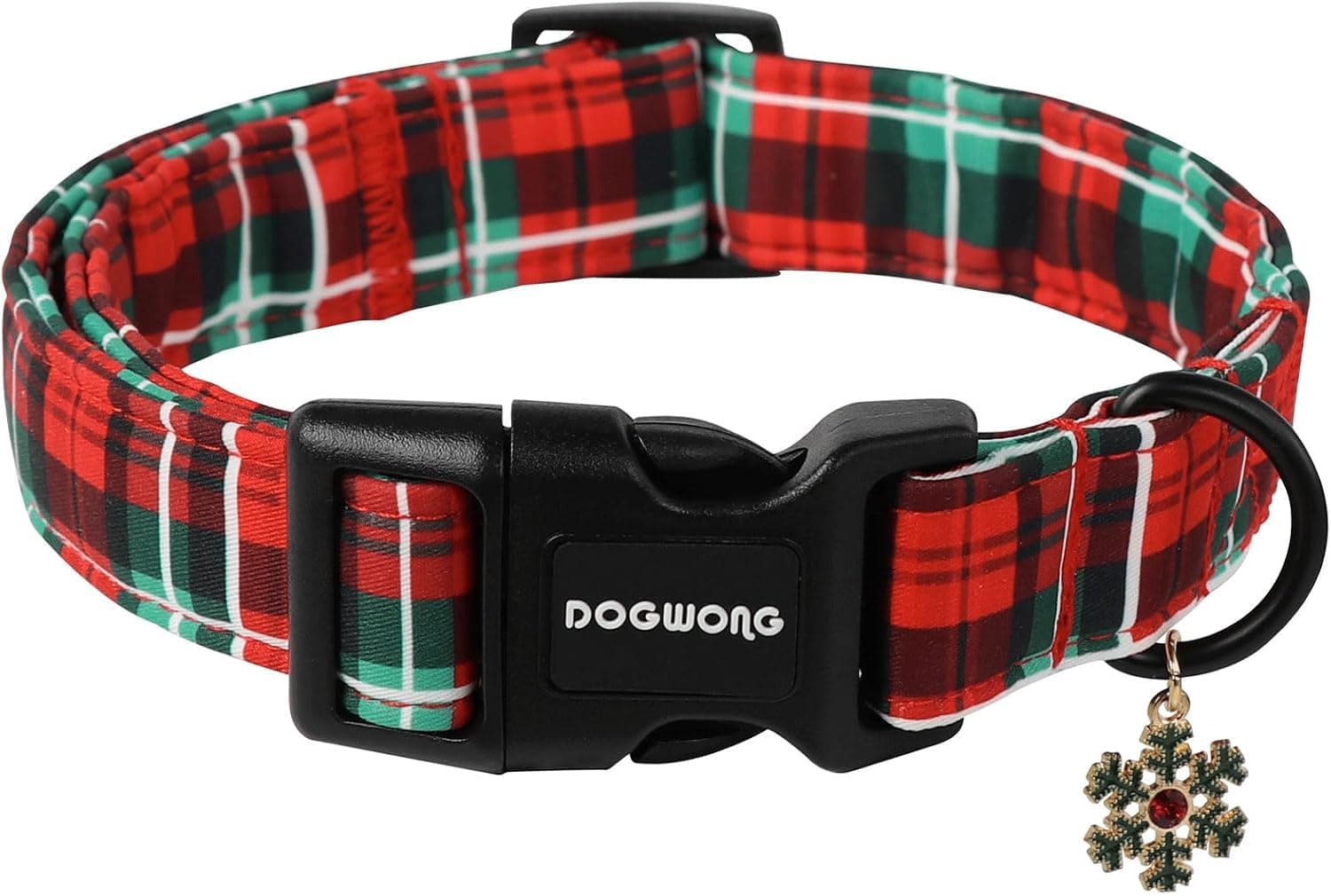 Christmas Plaid Dog Collar