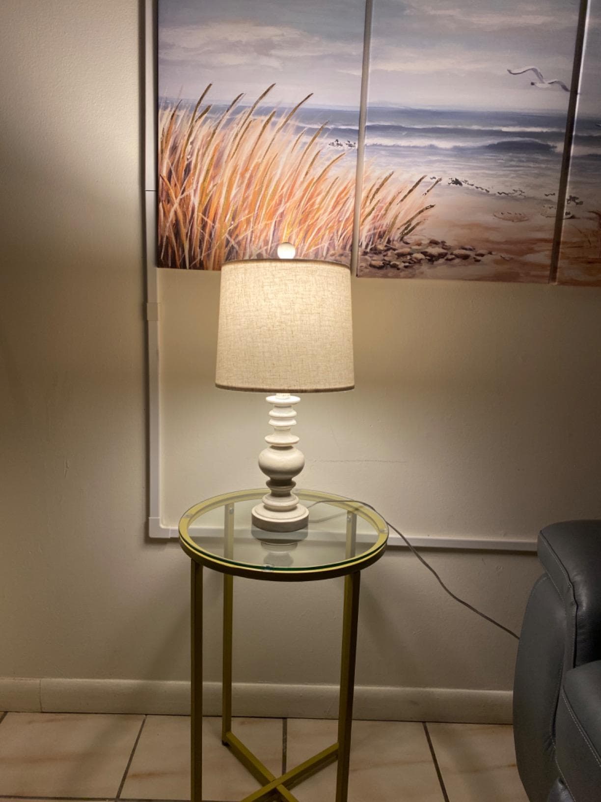 Set (2-Pack) Rustic Table Lamp with Linen Shades — lifestyle 2
