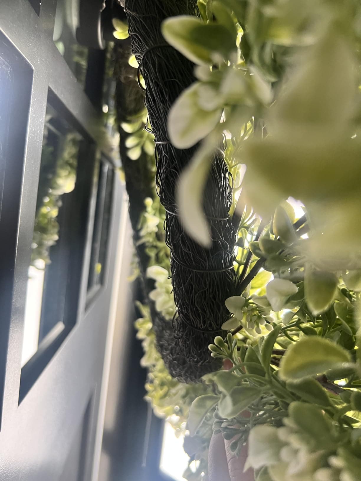 26" Faux Boxwood Wreath — lifestyle 3