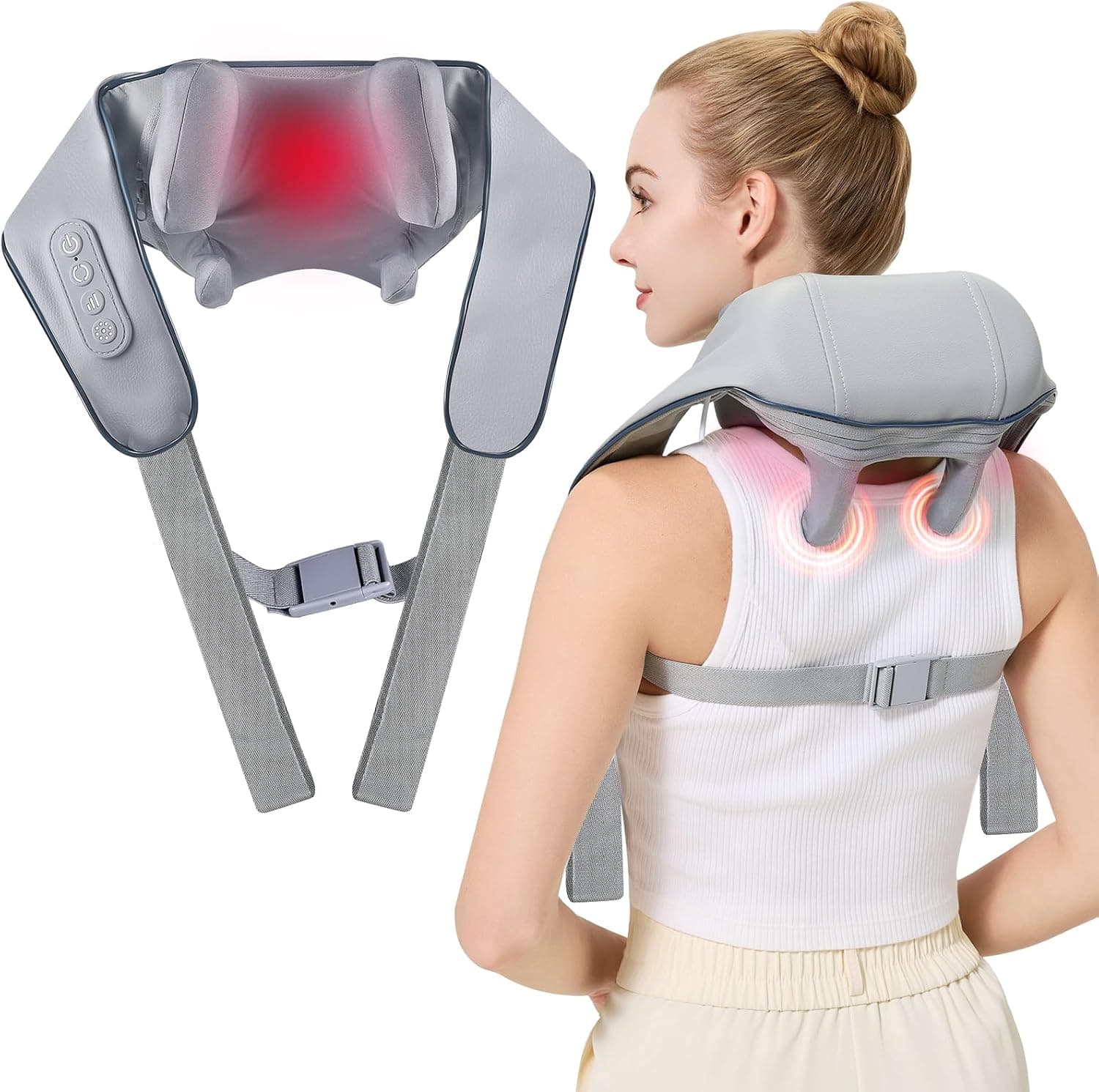 Shiatsu Neck and Shoulder Massager with Heat