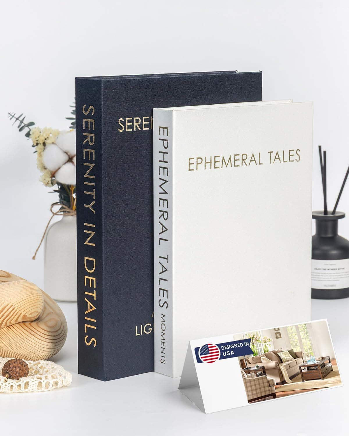 Hidden Storage Book Box Set of 2