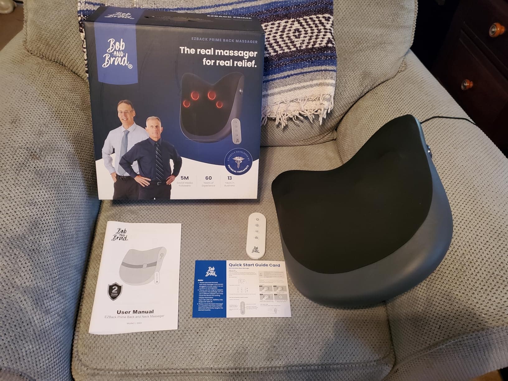 Shiatsu Neck and Back Massager with Heat — lifestyle 1