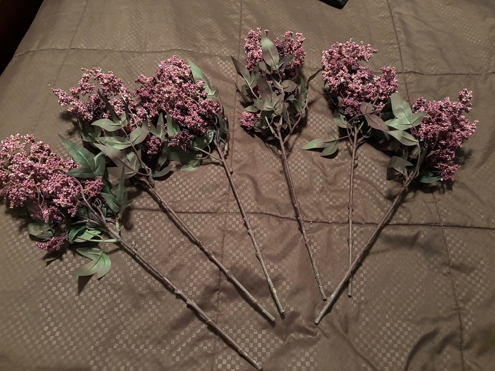 Faux Nandina Berry Stems, Dusty Plum (Set of 6) — lifestyle 4